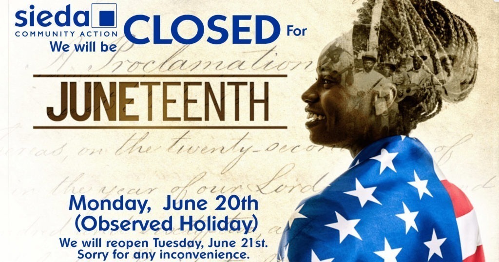 Closed for on the June 20 Sieda Community Action